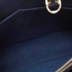 Pre Owned Louis Vuitton Indigo Epi Leather Twist Tote Bag