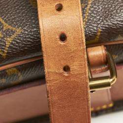 Pre Owned Louis Vuitton Brown Monogram Canvas Cartouchiere GM Crossbody Bag