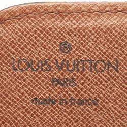 Pre Owned Louis Vuitton Brown Monogram Canvas Cartouchiere GM Crossbody Bag