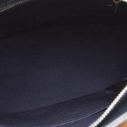 Pre Owned Louis Vuitton Blue Monogram Mat Stockton Tote Bag