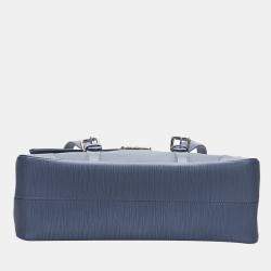 Pre Owned Louis Vuitton Blue Epi Leather Segur MM Bag