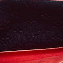 Pre Owned Louis Vuitton Marine Rouge Monogram Empreinte Leather Vavin PM Bag
