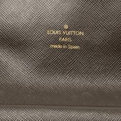 Louis Vuitton Khaki Green Mini Lin Canvas Porte Tresor International Wallet 