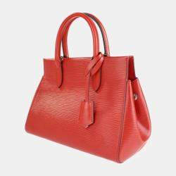 Louis Vuitton Red Epi Leather Marly BB Satchel