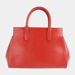 Louis Vuitton Red Epi Leather Marly BB Satchel