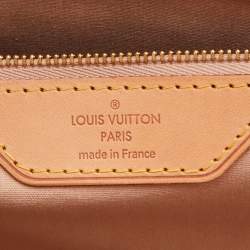Pre Owned Louis Vuitton Rose Florentine Monogram Vernis Brea GM Bag