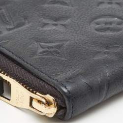 Louis Vuitton Bleu Infini Monogram Leather Zippy Wallet