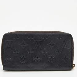 Louis Vuitton Bleu Infini Monogram Leather Zippy Wallet