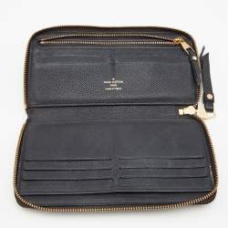Louis Vuitton Bleu Infini Monogram Leather Zippy Wallet
