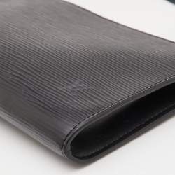 Pre Owned حقيبة إكسسوارات صغيرة لوي فيتون جلد أيبي سوداء