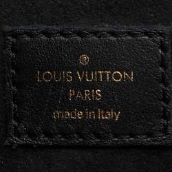 Pre Owned Louis Vuitton Black Leather New Wave Chain Bag