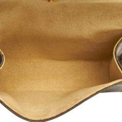 Pre Owned Louis Vuitton Brown Monogram Canvas Pochette Florentine Belt Bag