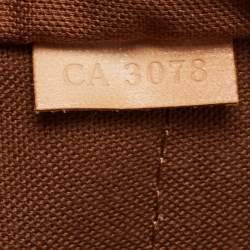 Pre Owned Louis Vuitton Monogram Canvas and Leather Montorgueil PM Bag
