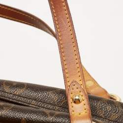 Pre Owned Louis Vuitton Monogram Canvas and Leather Montorgueil PM Bag