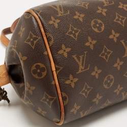Pre Owned Louis Vuitton Monogram Canvas and Leather Montorgueil PM Bag