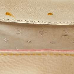 Pre Owned Louis Vuitton Ivory Leather L Imprevisible Tote