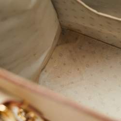 Pre Owned Louis Vuitton Ivory Leather L Imprevisible Tote