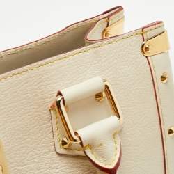 Pre Owned Louis Vuitton Ivory Leather L Imprevisible Tote
