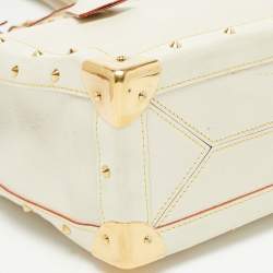 Pre Owned Louis Vuitton Ivory Leather L Imprevisible Tote