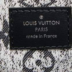مملوكة مسبقًا Louis Vuitton Black Monogram Denim and Leather OnTheGo MM Bag
