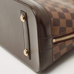 Pre Owned Louis Vuitton Damier Ebene Canvas Alma PM Bag