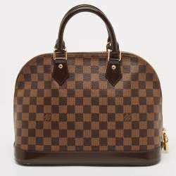 Pre Owned Louis Vuitton Damier Ebene Canvas Alma PM Bag
