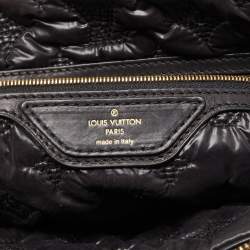 Pre Owned Louis Vuitton Black Monogram Desire Vertical Lockit MM Bag