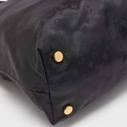 Pre Owned Louis Vuitton Black Monogram Desire Vertical Lockit MM Bag