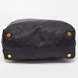 Pre Owned Louis Vuitton Black Monogram Desire Vertical Lockit MM Bag
