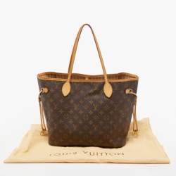 Louis Vuitton Brown Monogram Canvas Neverfull MM Tote Bag