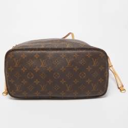 Louis Vuitton Brown Monogram Canvas Neverfull MM Tote Bag