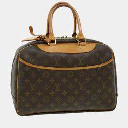 Louis Vuitton Deauville Monogram Canvas Boston Shoulder Bag