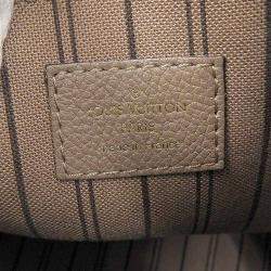 Louis Vuitton Beige Monogram Empreinte Leather Mazarine MM Top Handle Bag