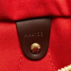 Pre Owned Louis Vuitton Damier Ebene Canvas Speedy Bandouliere 30 Bag