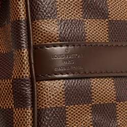 Pre Owned Louis Vuitton Damier Ebene Canvas Speedy Bandouliere 30 Bag