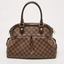 Pre Owned Louis Vuitton Damier Ebene Canvas Trevi PM Bag