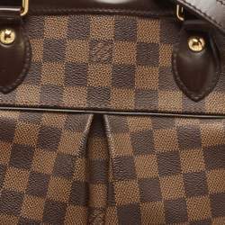 Pre Owned Louis Vuitton Damier Ebene Canvas Trevi PM Bag