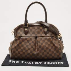 Pre Owned Louis Vuitton Damier Ebene Canvas Trevi PM Bag