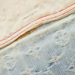 مملوكة مسبقًا Louis Vuitton Blue Monogram Denim and Leather Limited Edition Sunshine Bag