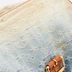 مملوكة مسبقًا Louis Vuitton Blue Monogram Denim and Leather Limited Edition Sunshine Bag