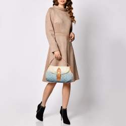 مملوكة مسبقًا Louis Vuitton Blue Monogram Denim and Leather Limited Edition Sunshine Bag