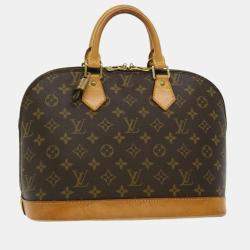 Pre Owned Louis Vuitton Monogram Alma Hand Bag M51130 LV Auth 30220