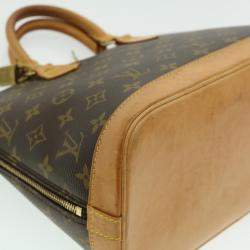 Pre Owned Louis Vuitton Monogram Alma Hand Bag M51130 LV Auth 30220