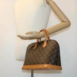 Pre Owned Louis Vuitton Monogram Alma Hand Bag M51130 LV Auth 30220