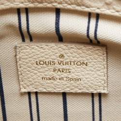 Pre Owned Louis Vuitton Neige Monogram Empreinte Leather Artsy MM Bag