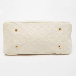 Pre Owned Louis Vuitton Neige Monogram Empreinte Leather Artsy MM Bag