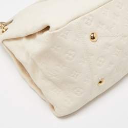 Pre Owned Louis Vuitton Neige Monogram Empreinte Leather Artsy MM Bag