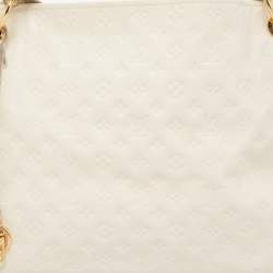 Pre Owned Louis Vuitton Neige Monogram Empreinte Leather Artsy MM Bag