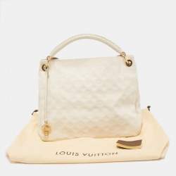 Pre Owned Louis Vuitton Neige Monogram Empreinte Leather Artsy MM Bag