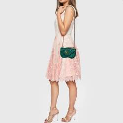 Leather small bag Louis Vuitton Green in Leather - 34741540